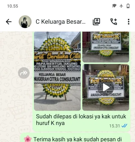 Pengiriman Papan Bunga Duka Sawangan Baru Sawangan